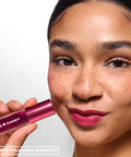 Pop Tint Lip Stain in Watermelon Crush – on model