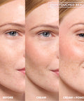 Blush On Lock in Main Character – before and after
