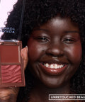 Blush On Lock in Toast Me – on model