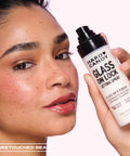 Glass On Lock Setting Spray – on model