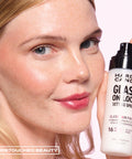 Glass On Lock Setting Spray – on model