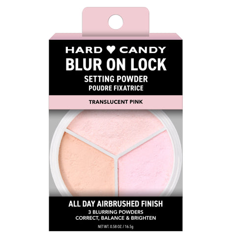 Blur On Lock Setting Powder in Translucent Pink – carton