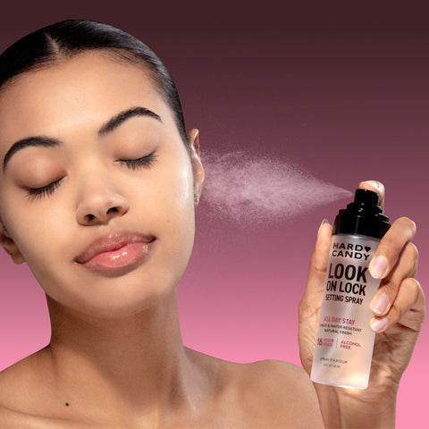 Look on Lock Setting Spray – on model